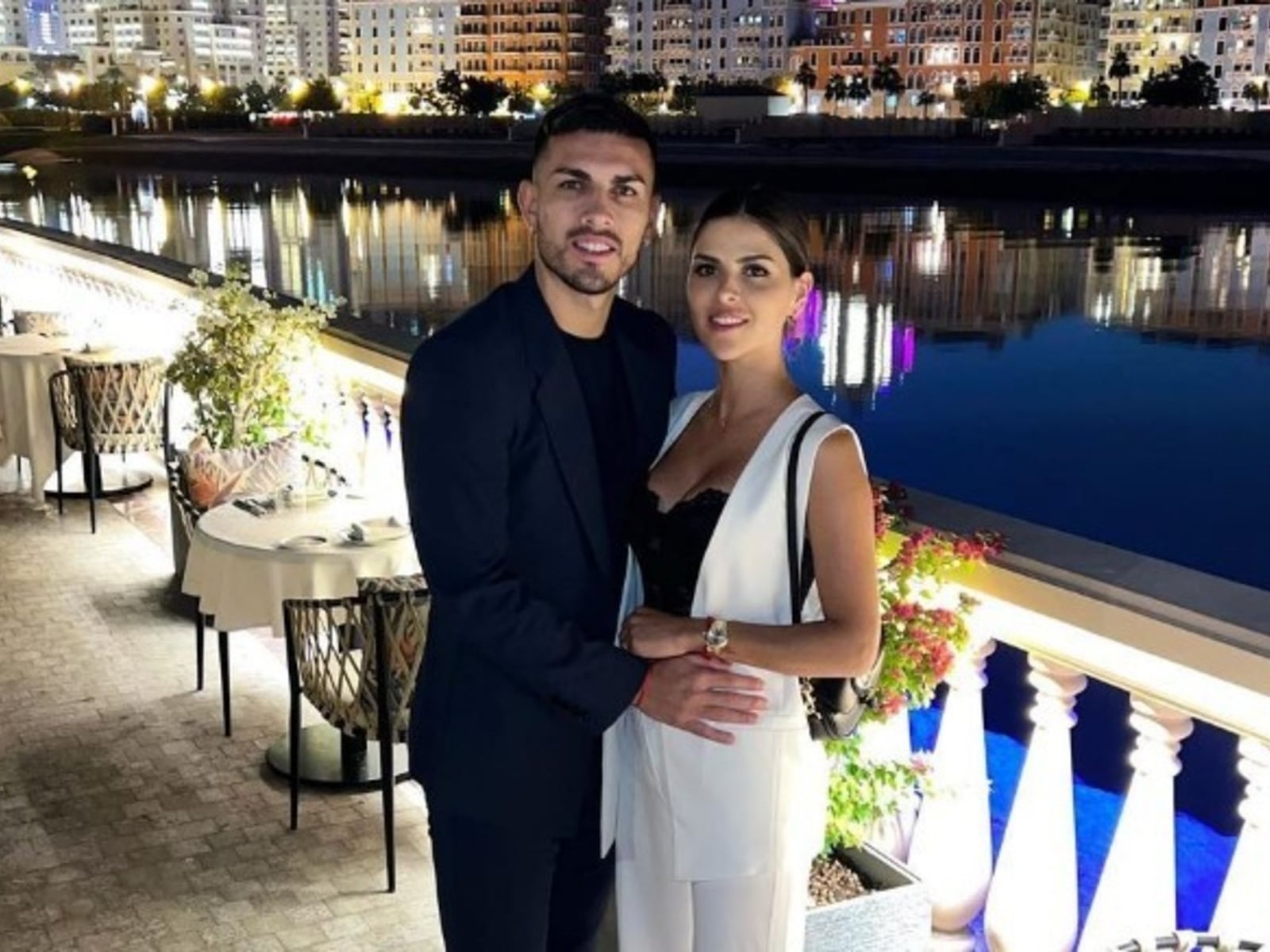Leandro Paredes y Camila Galante