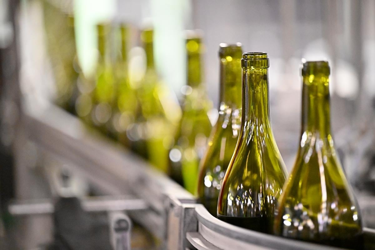 Botellas de vino