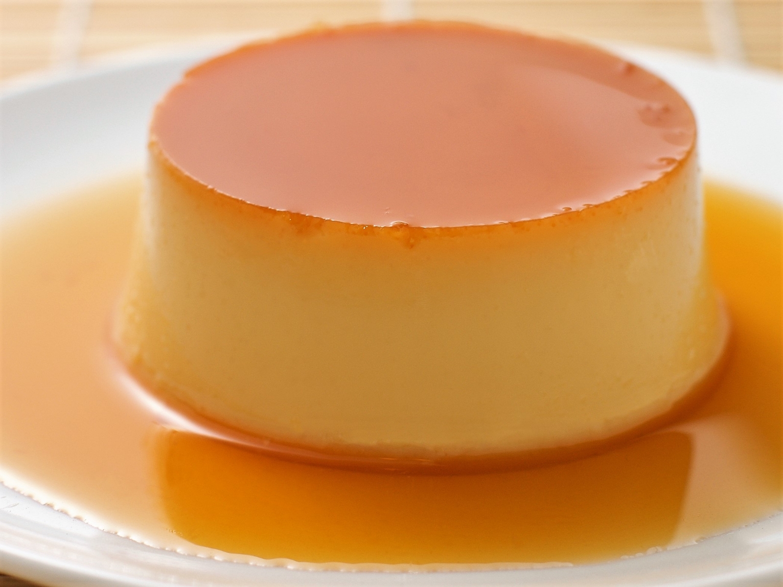 Flan de dulce de leche