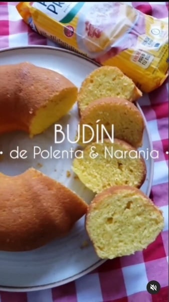 Budín de polenta y naranja 1