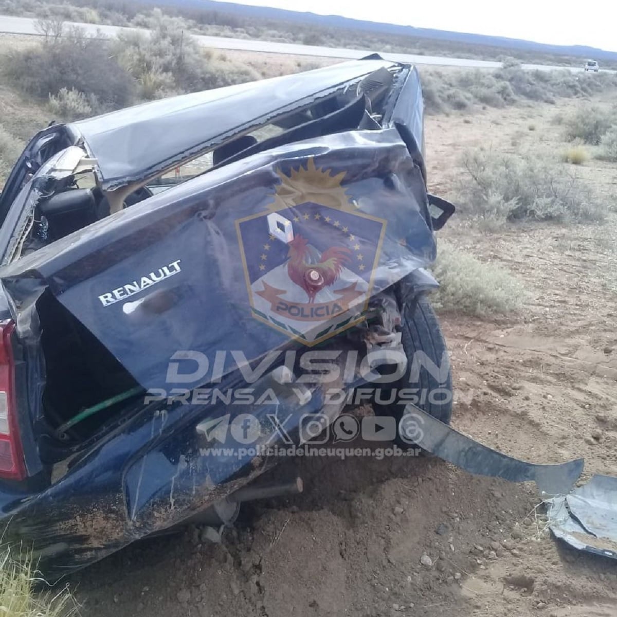 vuelco en ruta 17 a