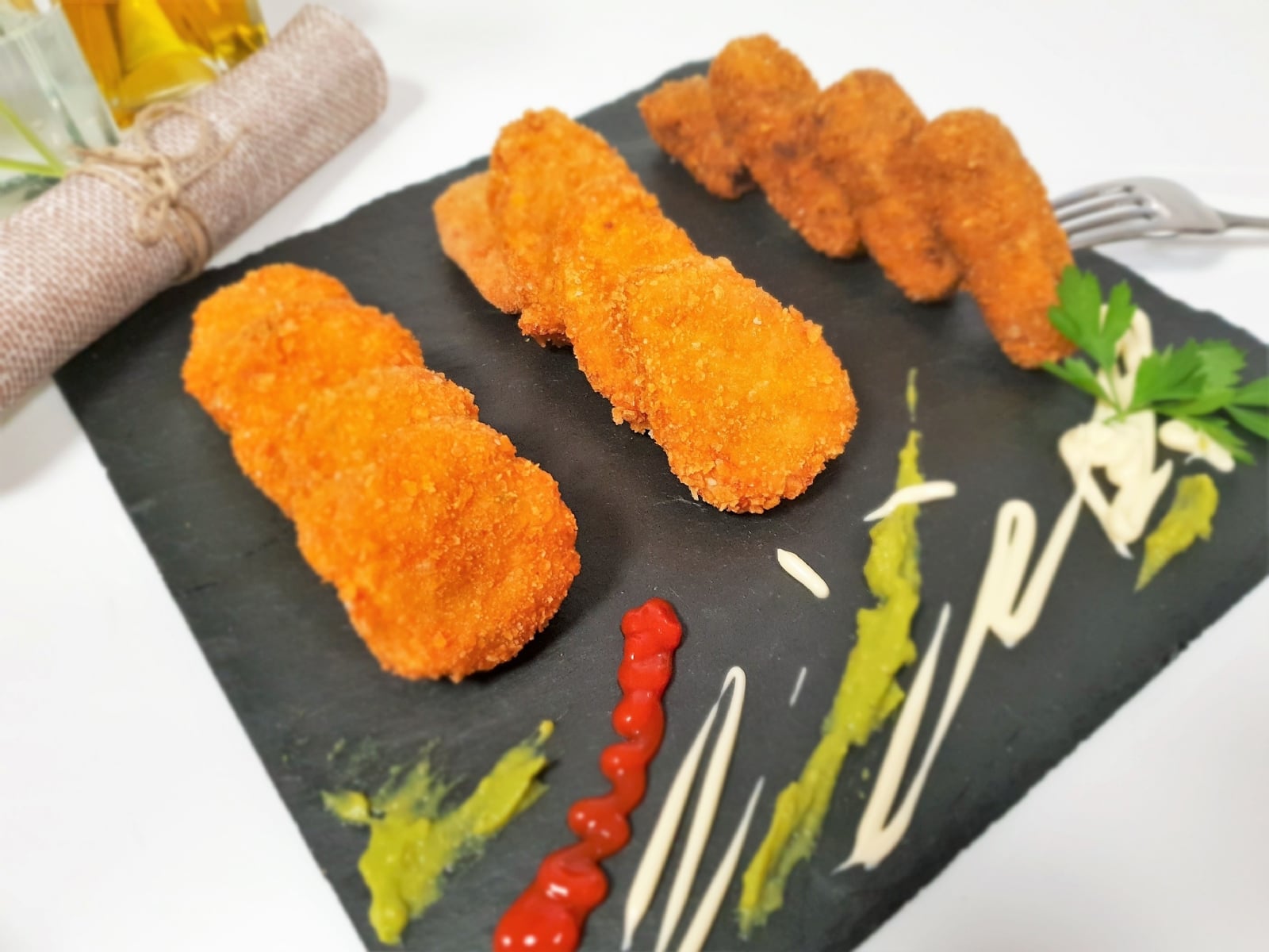 Nuggets-de-pollo-morcilla-y-chorizo