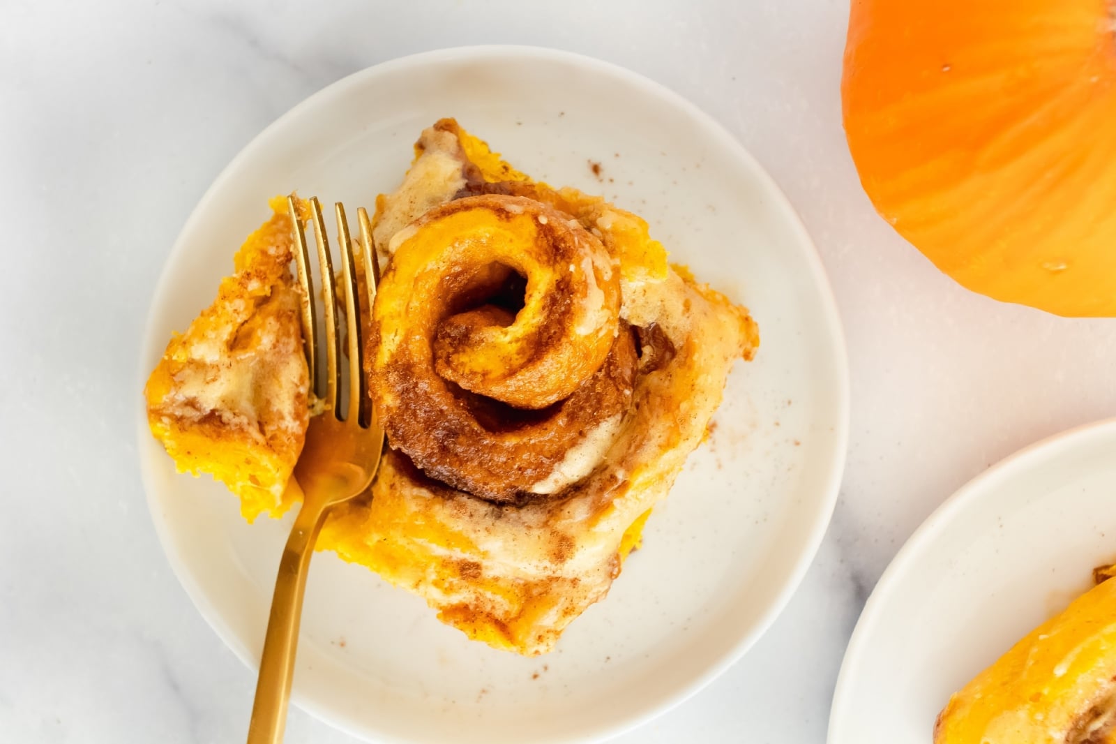 Rolls de queso y calabaza