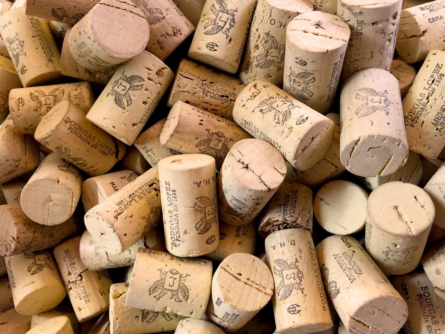 Corchos de vino