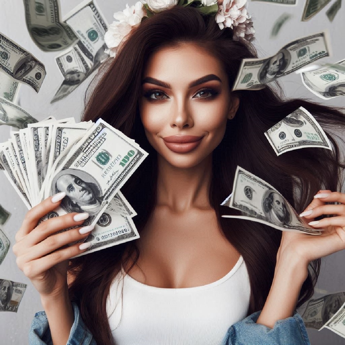 portada mujer dinero
