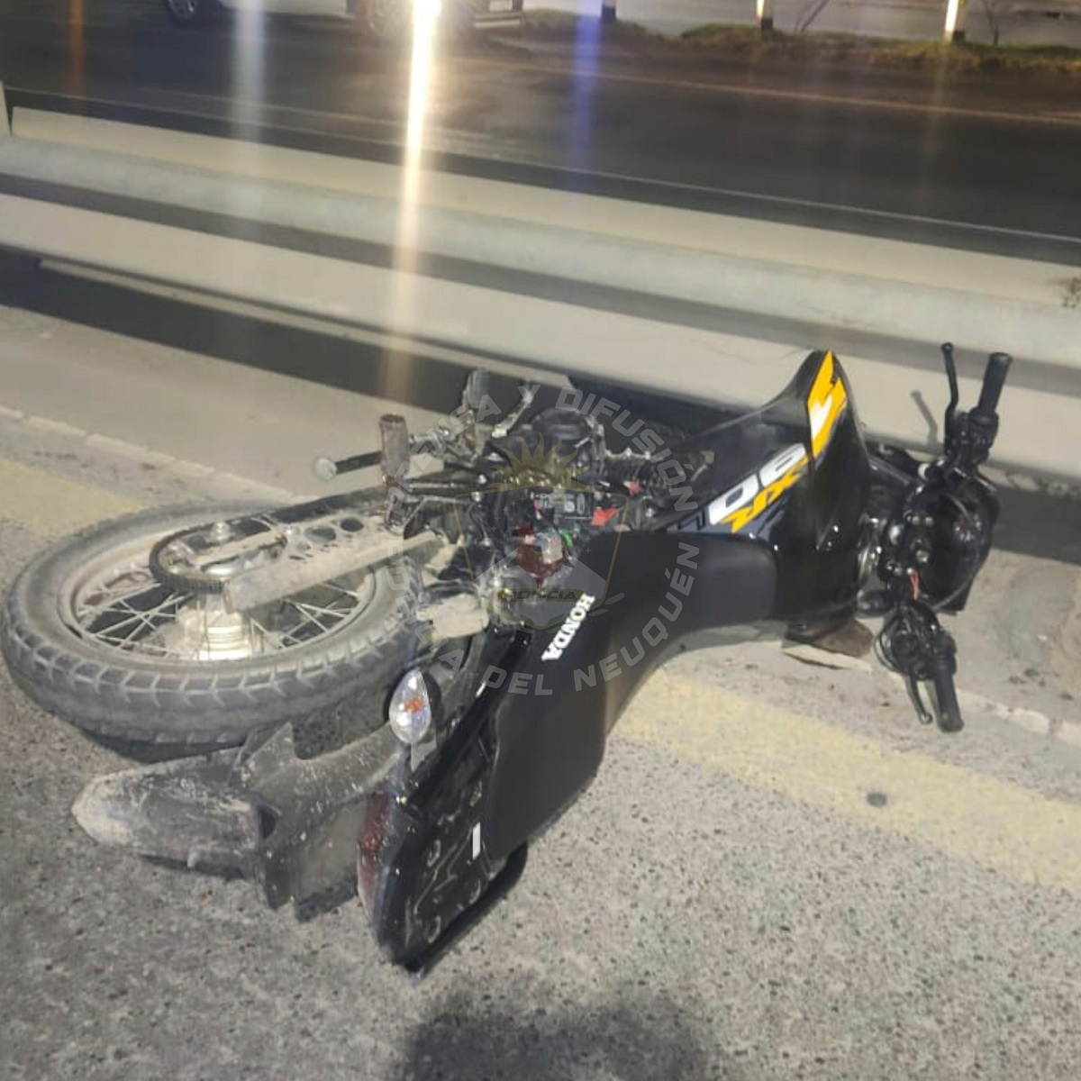 moto caida