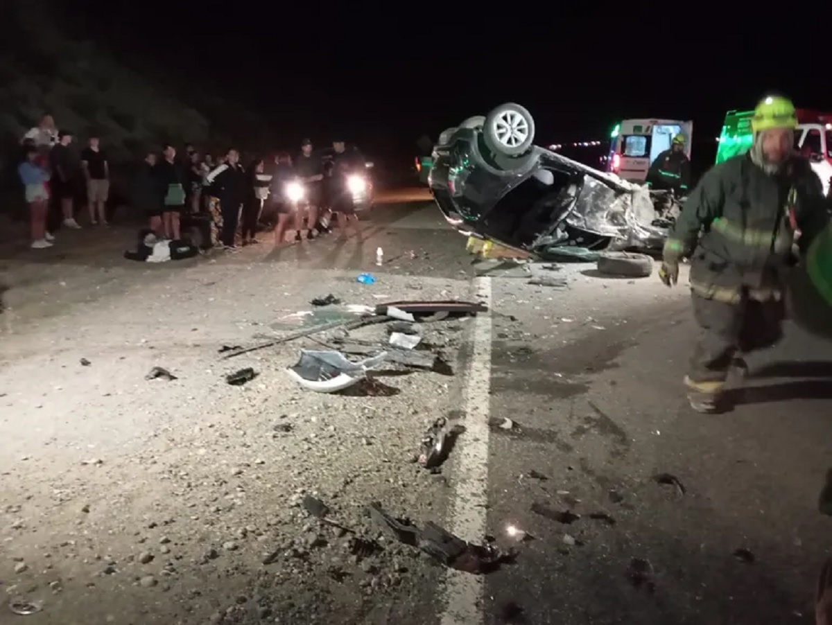 tremendo choque en ruta 40