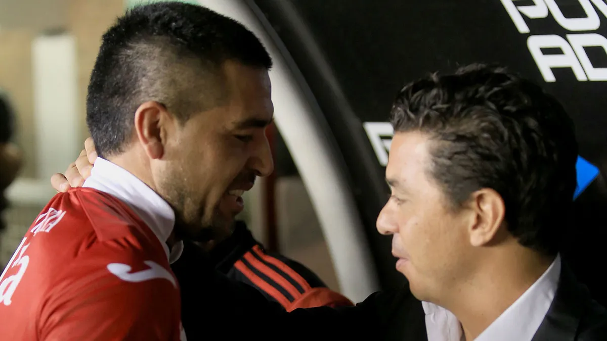 Gallardo y Riquelme. Fuente (Instagram)