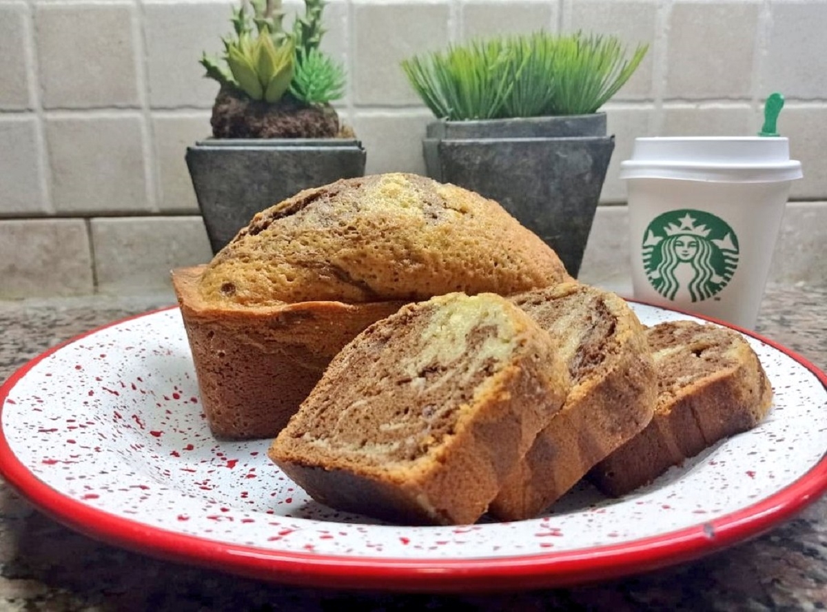 Budín marmolado