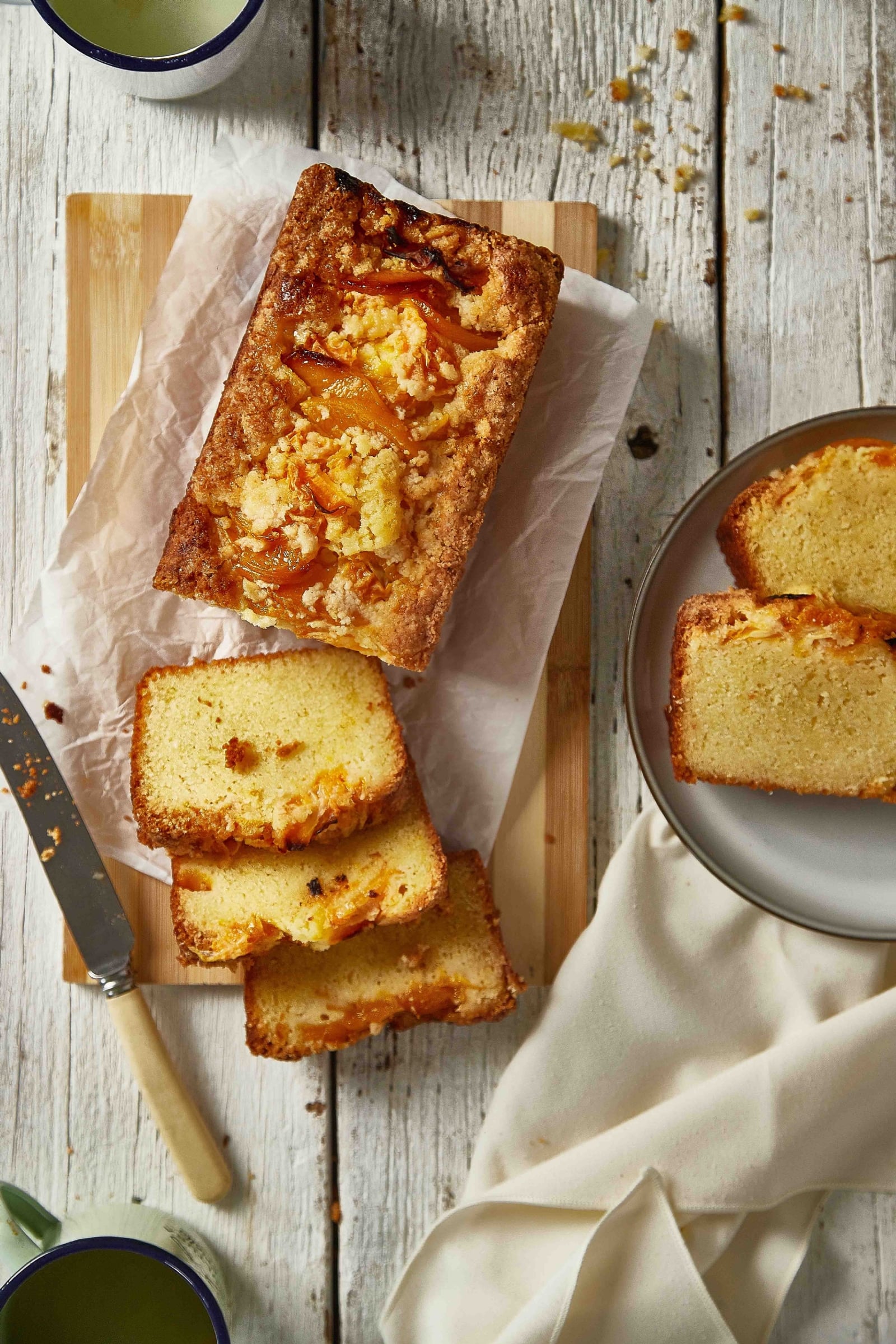 Budín de durazno