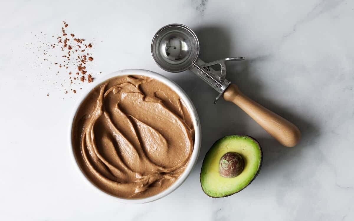 Helado de chocolate