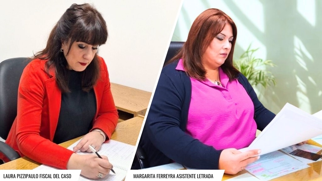 laura pizzipaulo y la asistente