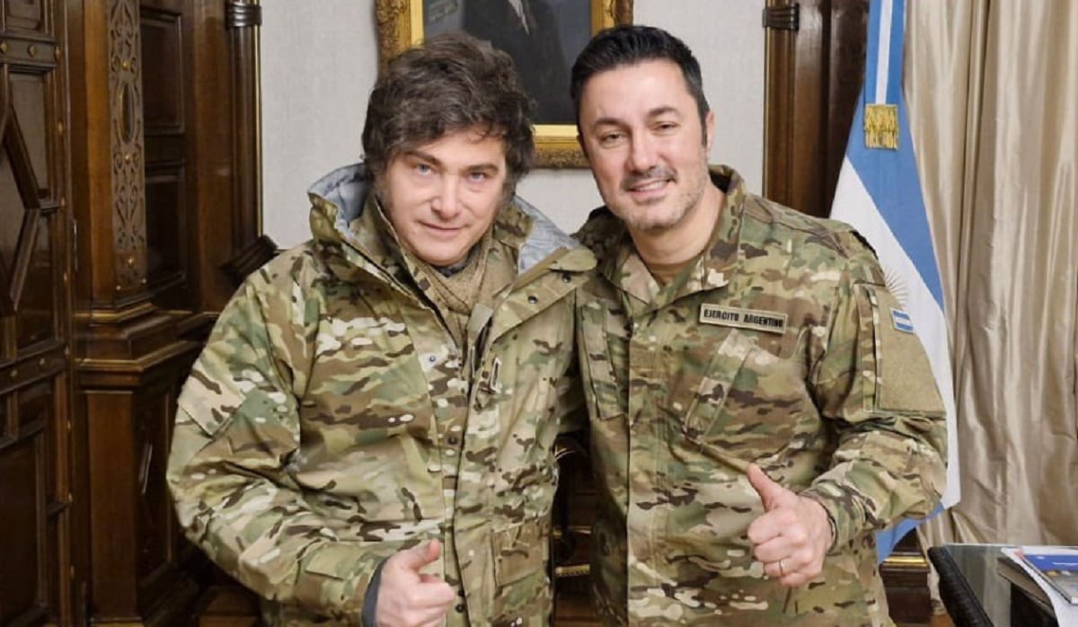 Javier Milei y Luis Pietri