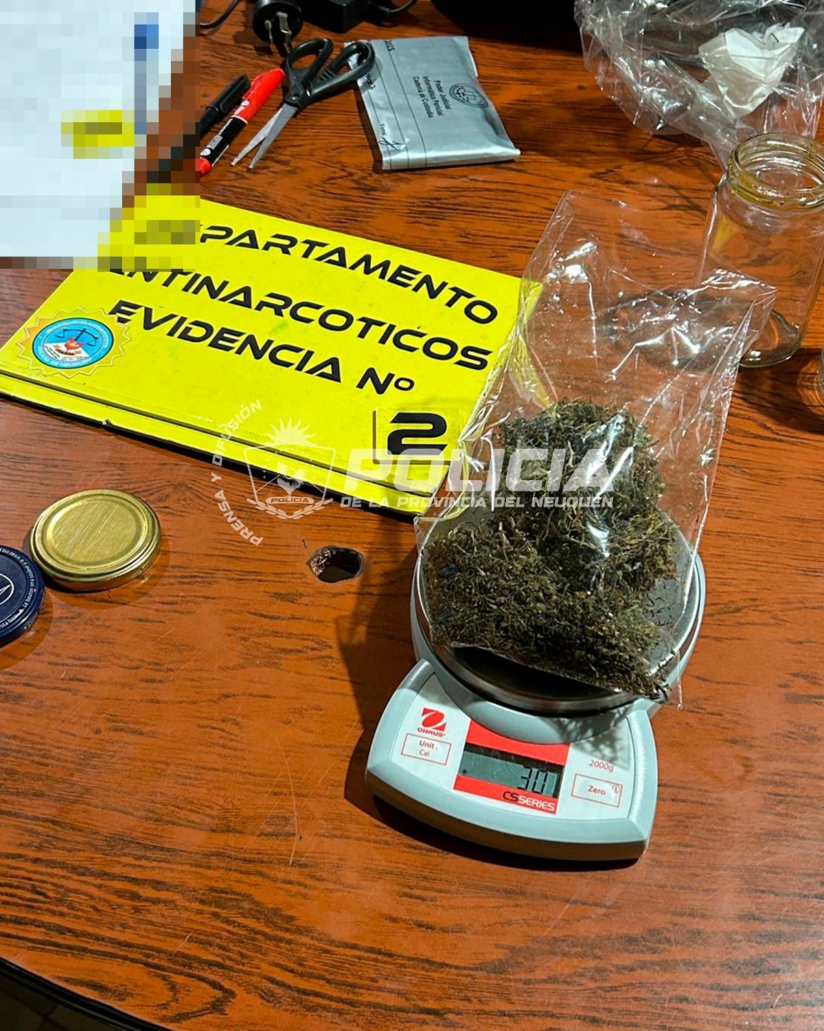 redada por narcomenudeo en la comarca marihuana