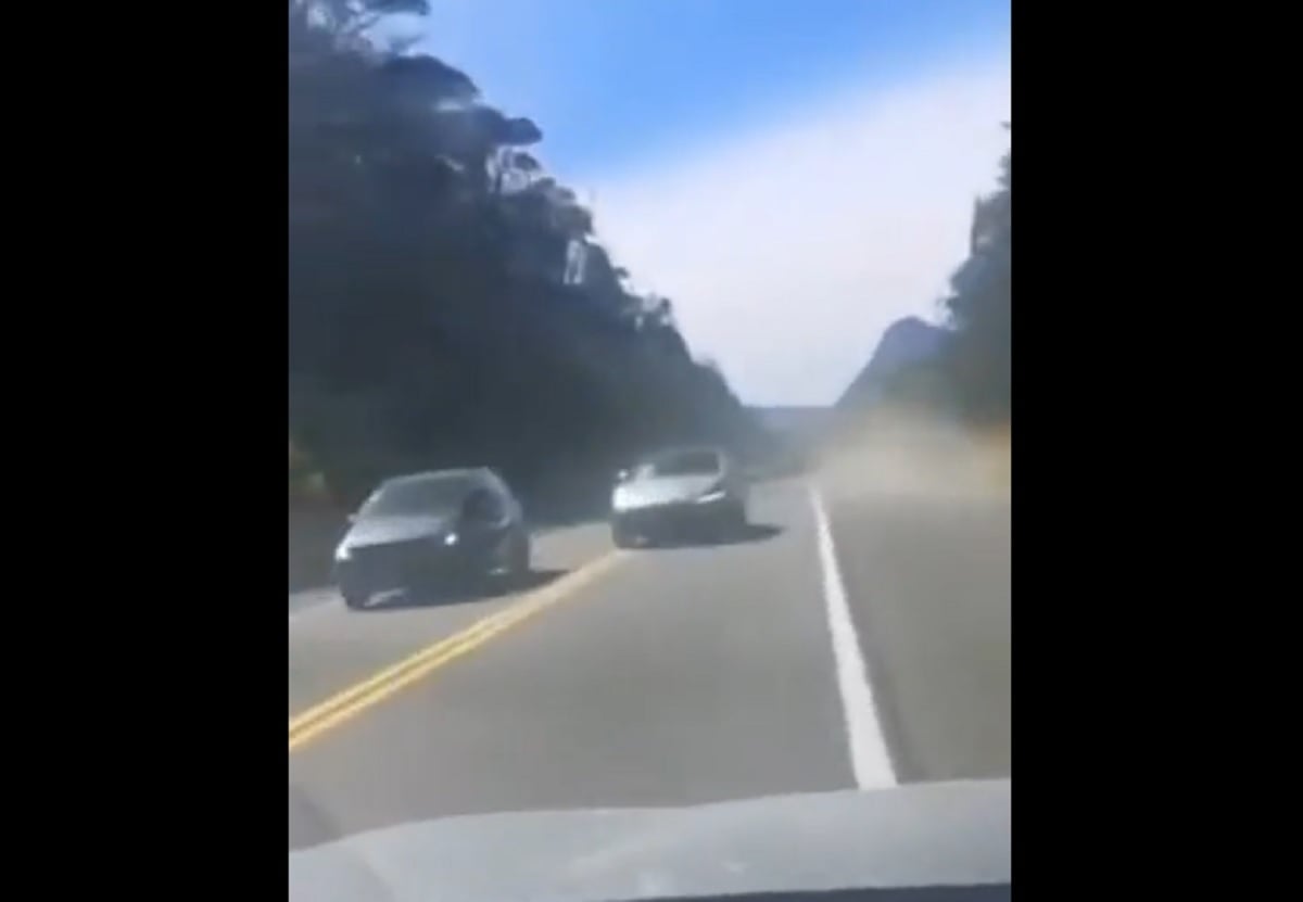 Ferrari volcada imprudencia
