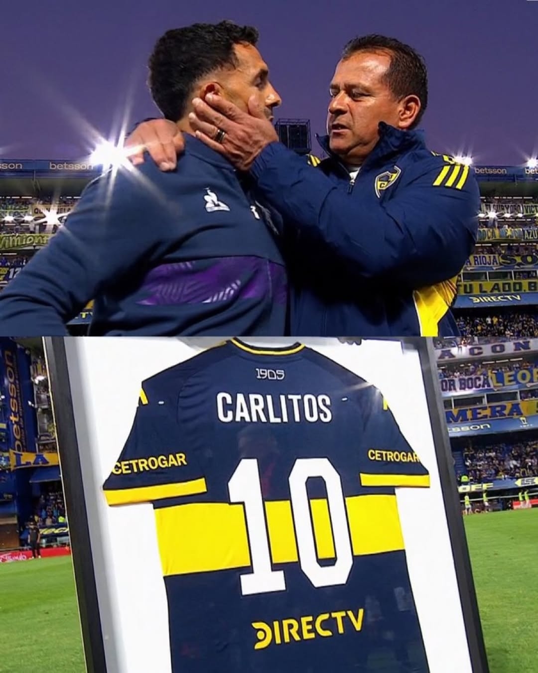 El reconocimiento para Carlitos Tevez ??#carlostevez #bocajuniors