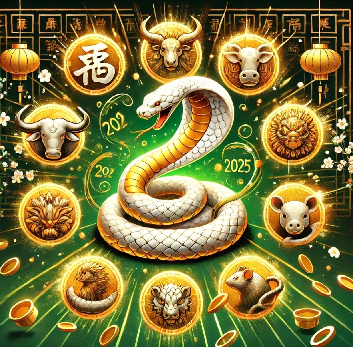 portada serpiente de madera
