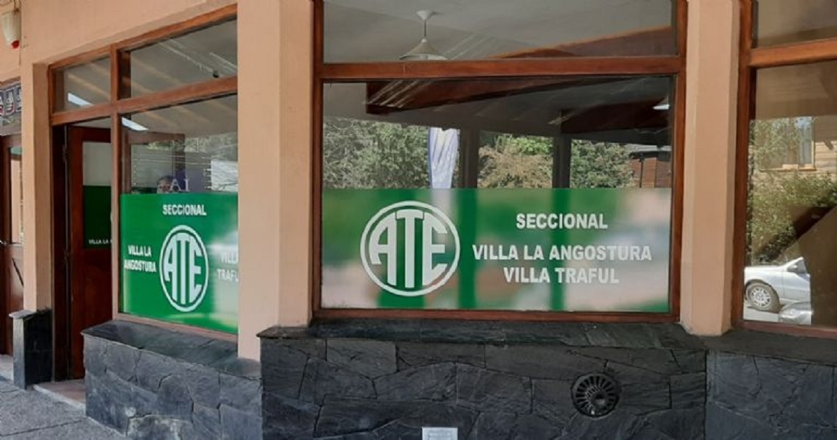 local de ATE Villa La Angostura