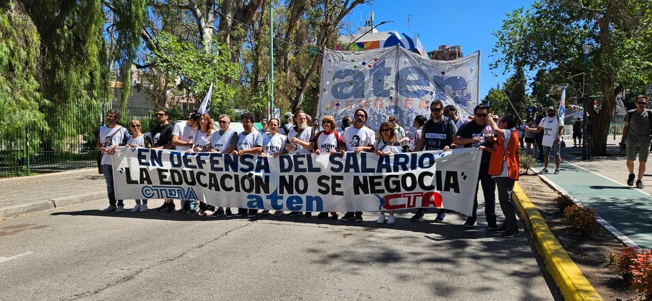 Marcha de ATEN. Fuente (Javier Manzano Lamacchia)