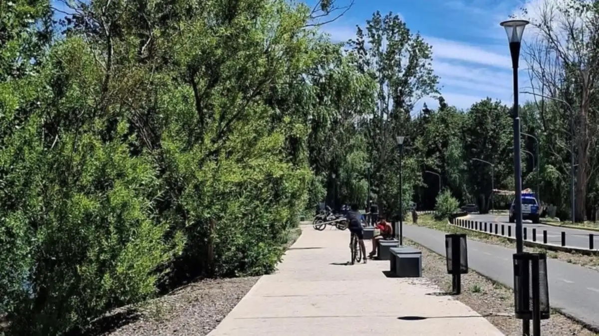 hombre muerto en el Limay