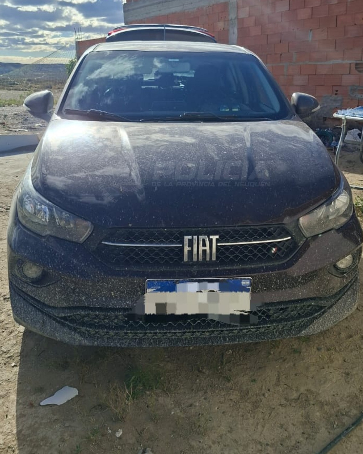 pareja detenida en madryn auto