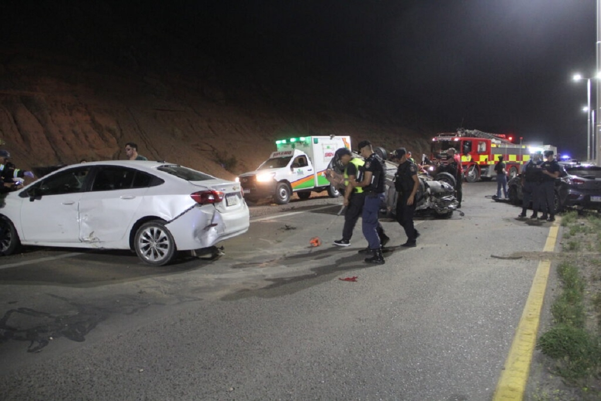 choque y vuelco en ruta 7 3