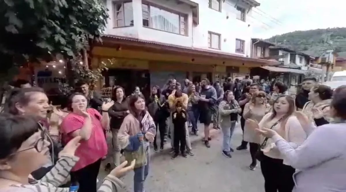 Reclamo ATE San Martín de los Andes