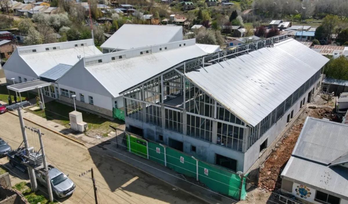 Ampliación del hospital de Aluminé. Fuente (Neuquén Informa)