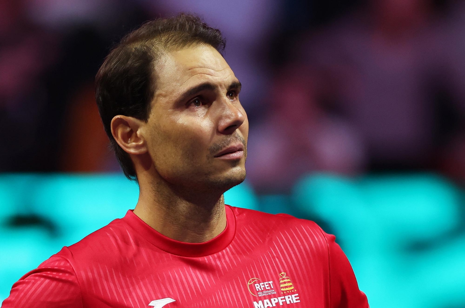 Rafael-Nadal-Cries-During-National-Anthem-Before-Playing-in-the-Final-Match-of-His-Career