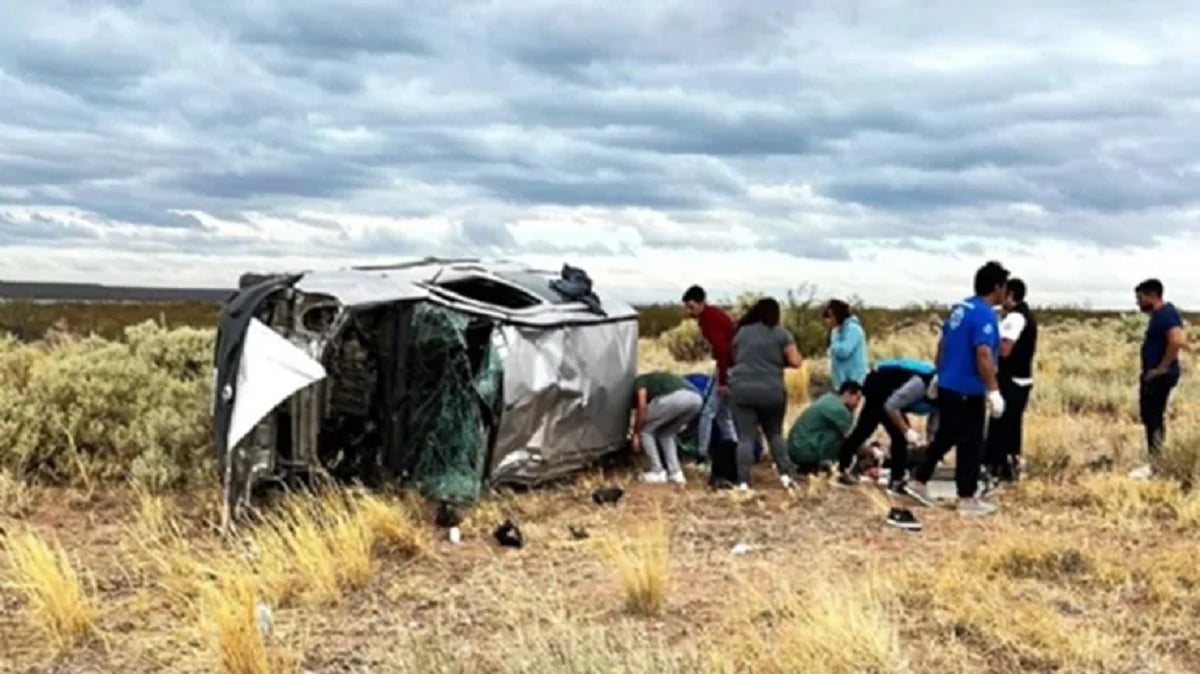 choque y vuelco ruta 237
