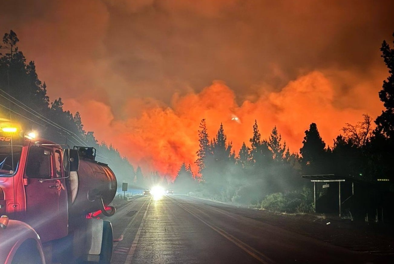 incendio en El Bolsón