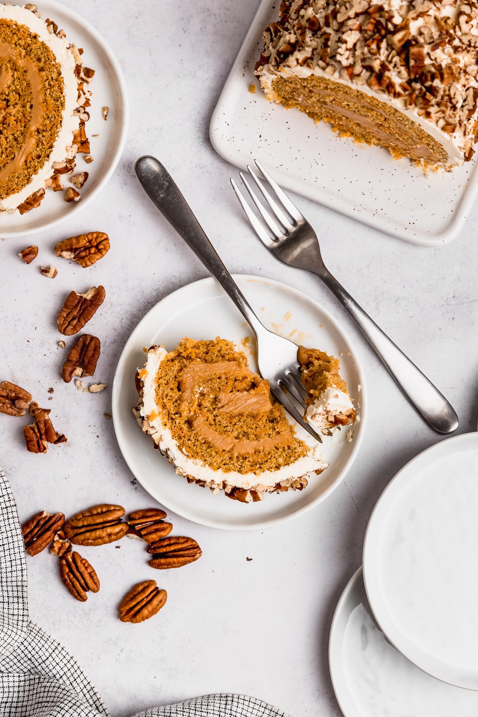 Carrot cake relleno