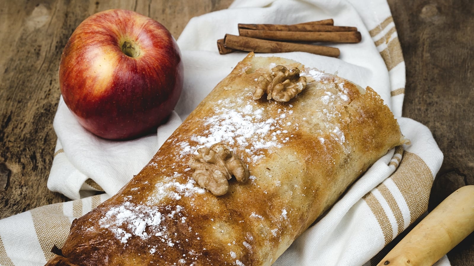 Pan de manzana y canela