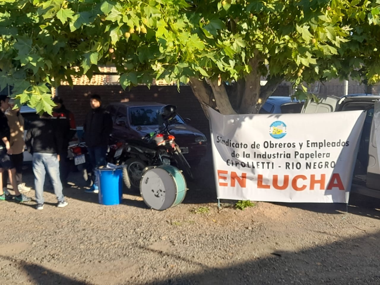 Protesta por la situación en Greenpack Fuente (LU19)