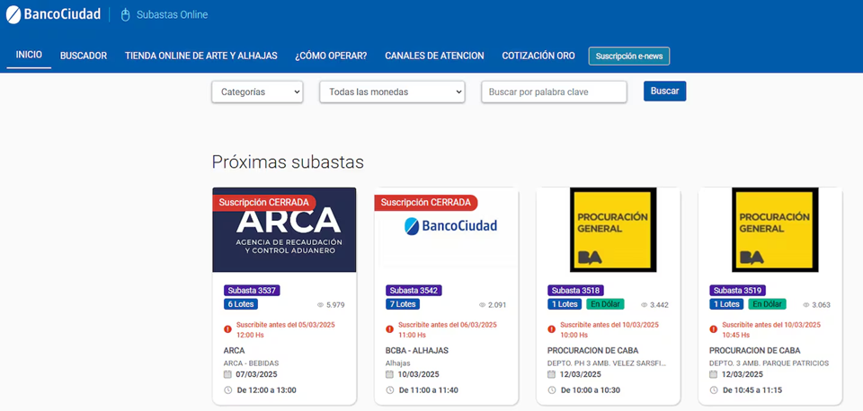 Remate de inmuebles sin dueño en CABA