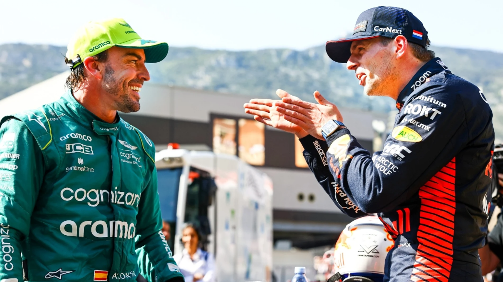 Fernando Alonso y Max Verstappen. Fuente (Instagram)