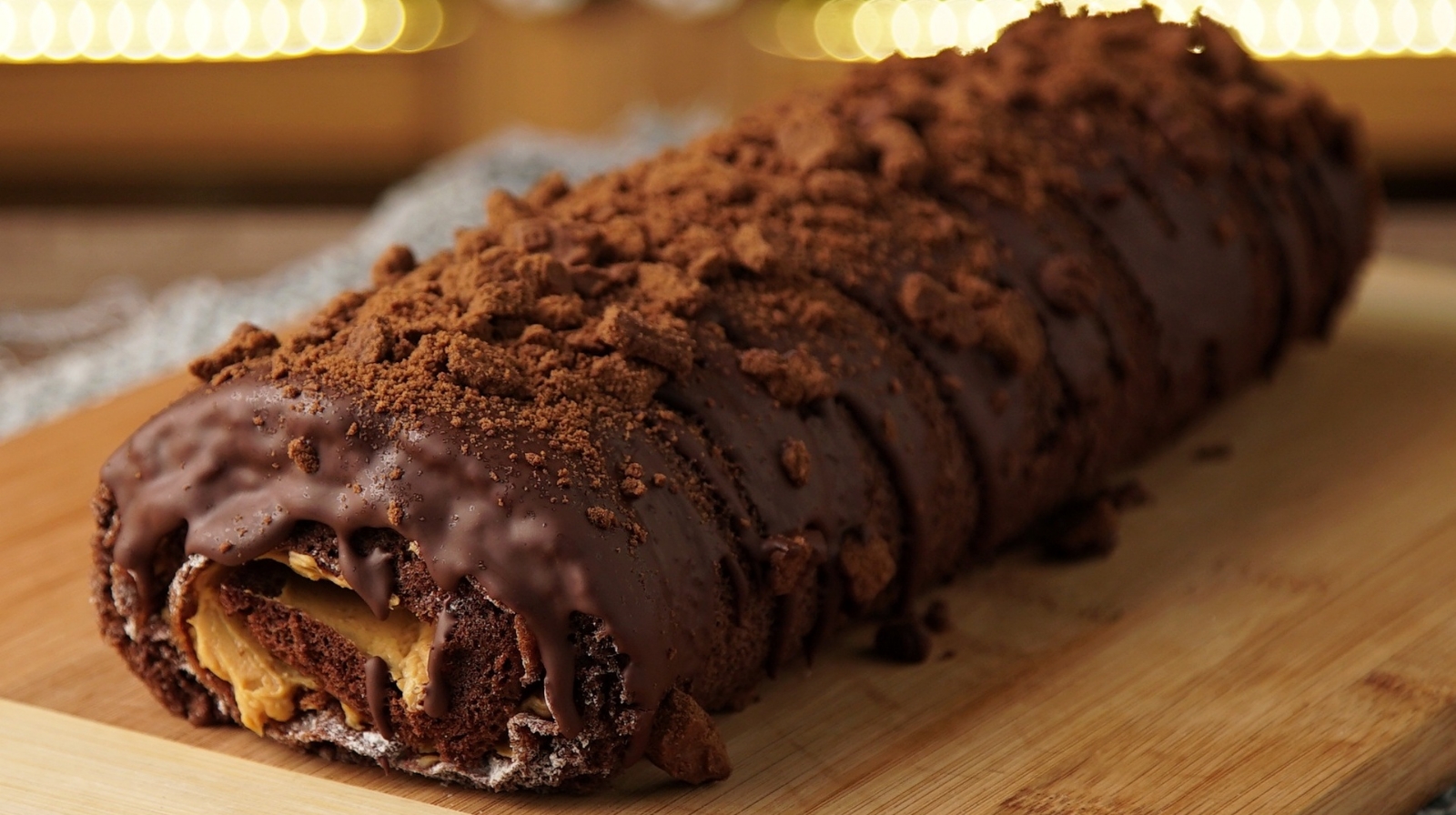 Pionono de chocolate