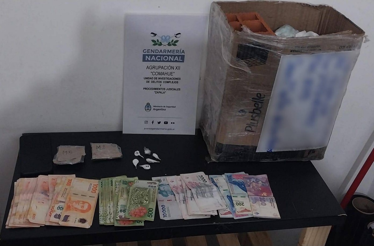 encomienda con marihuana