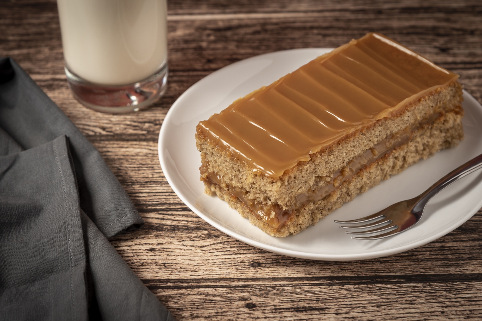 Tarta de dulce de leche