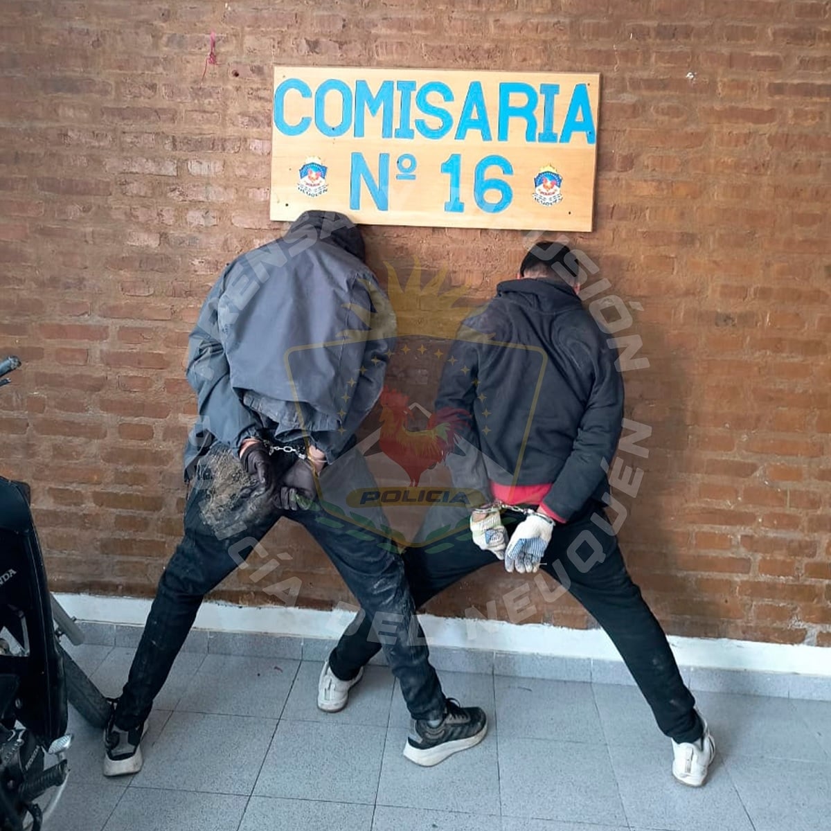 detenidos camioneta san lorenzo