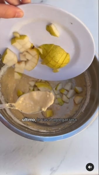Budín de avena y pera 5
