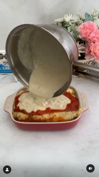 Canelones de jamón y queso 8