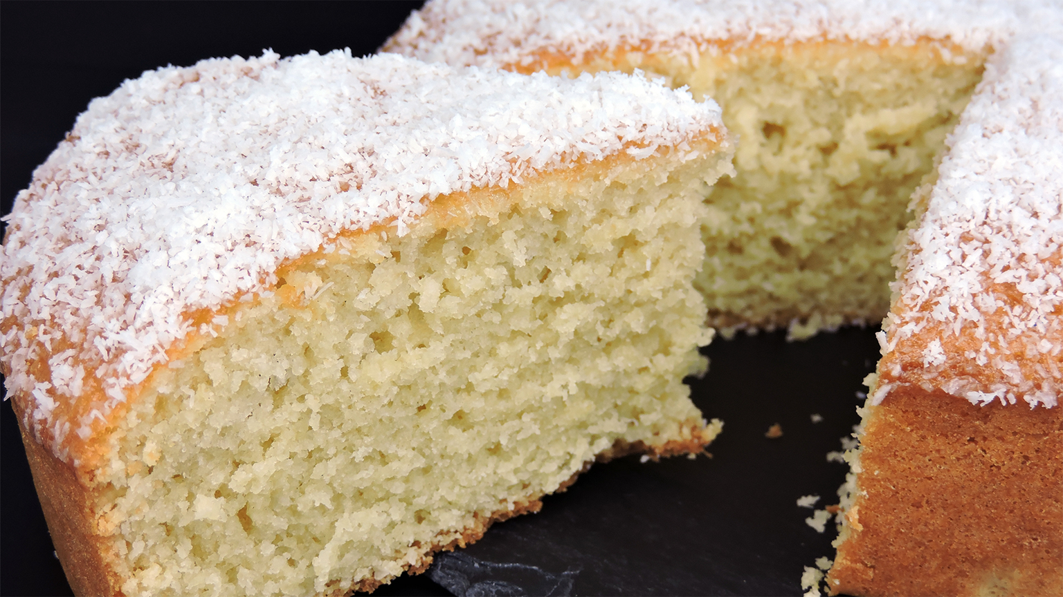 torta de naranja y coco