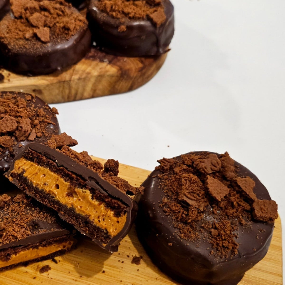 Alfajor chocotorta keto