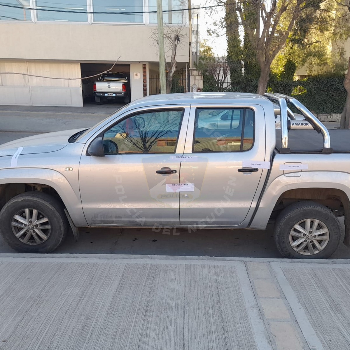 ternero robado camioneta