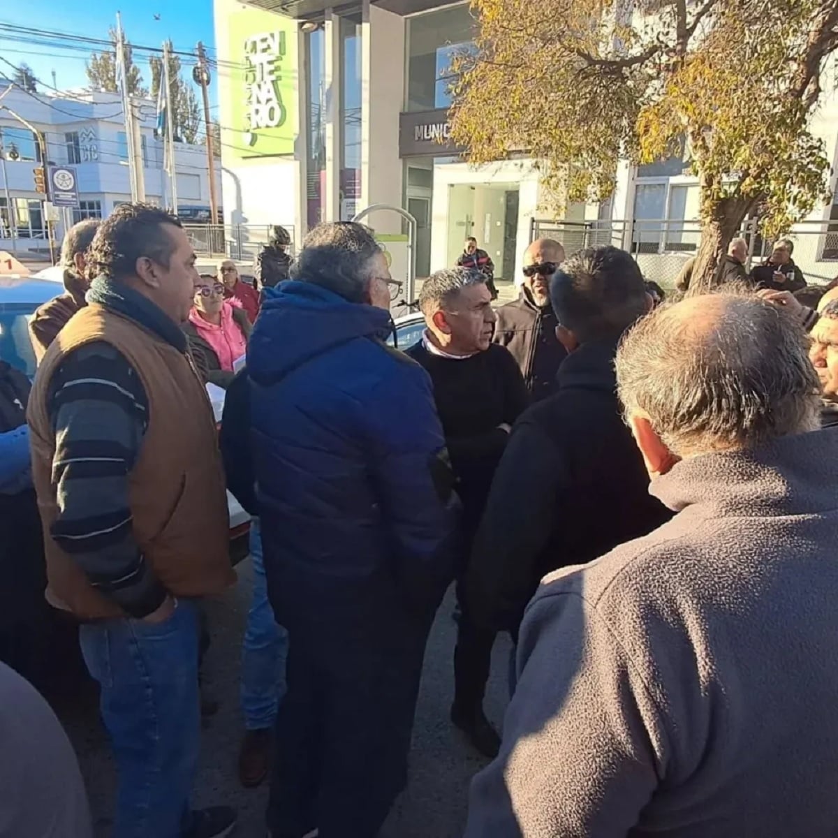 taxistas de Centenario contra Uber