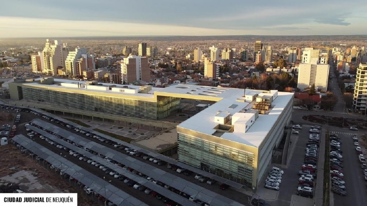 ciudad judicial desde un dron