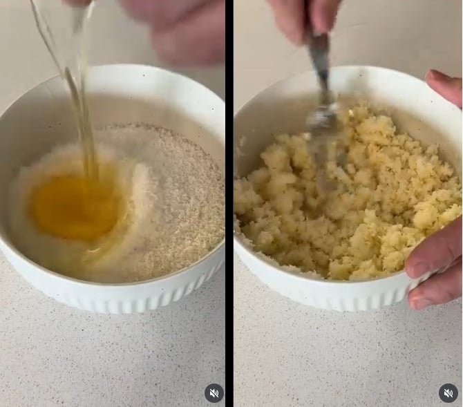 Tarta de coco y avena 4