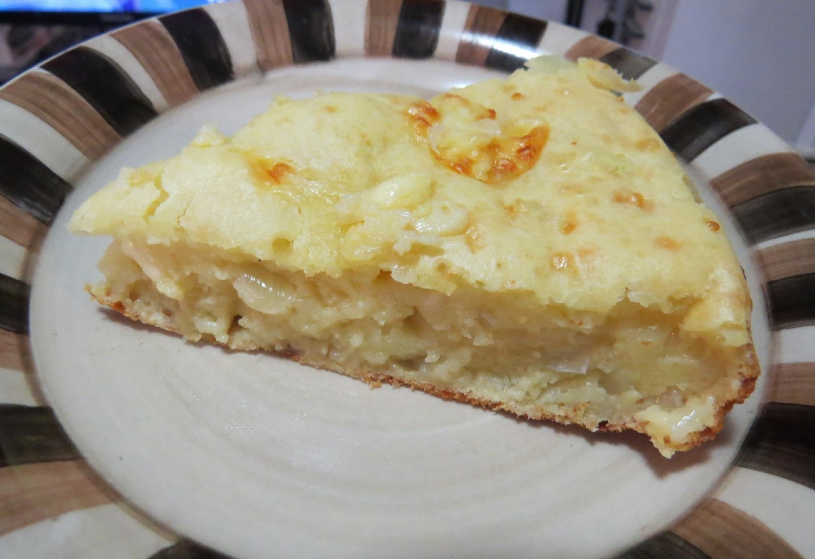 Torta de cebolla y queso