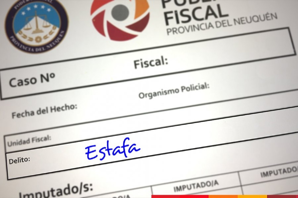 caratula de estafa